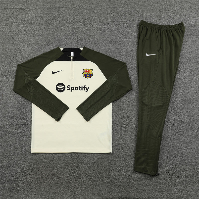 Barcelona 23-24 | Balsamic White  | Tracksuit Retro-footballkits