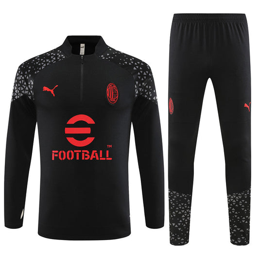 AC Milan 23-24 | Black | Tracksuit Retro-footballkits